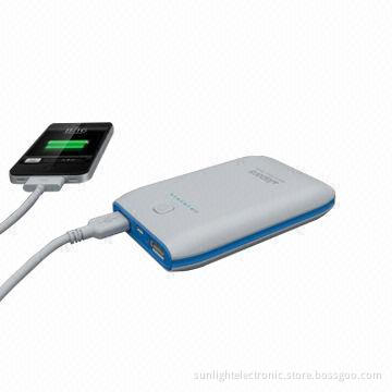 Power Bank, 10,000mAh Capacity for iPhone, iPad, HTC, Samsung, 5V DC/2,100mAh Maximum Output